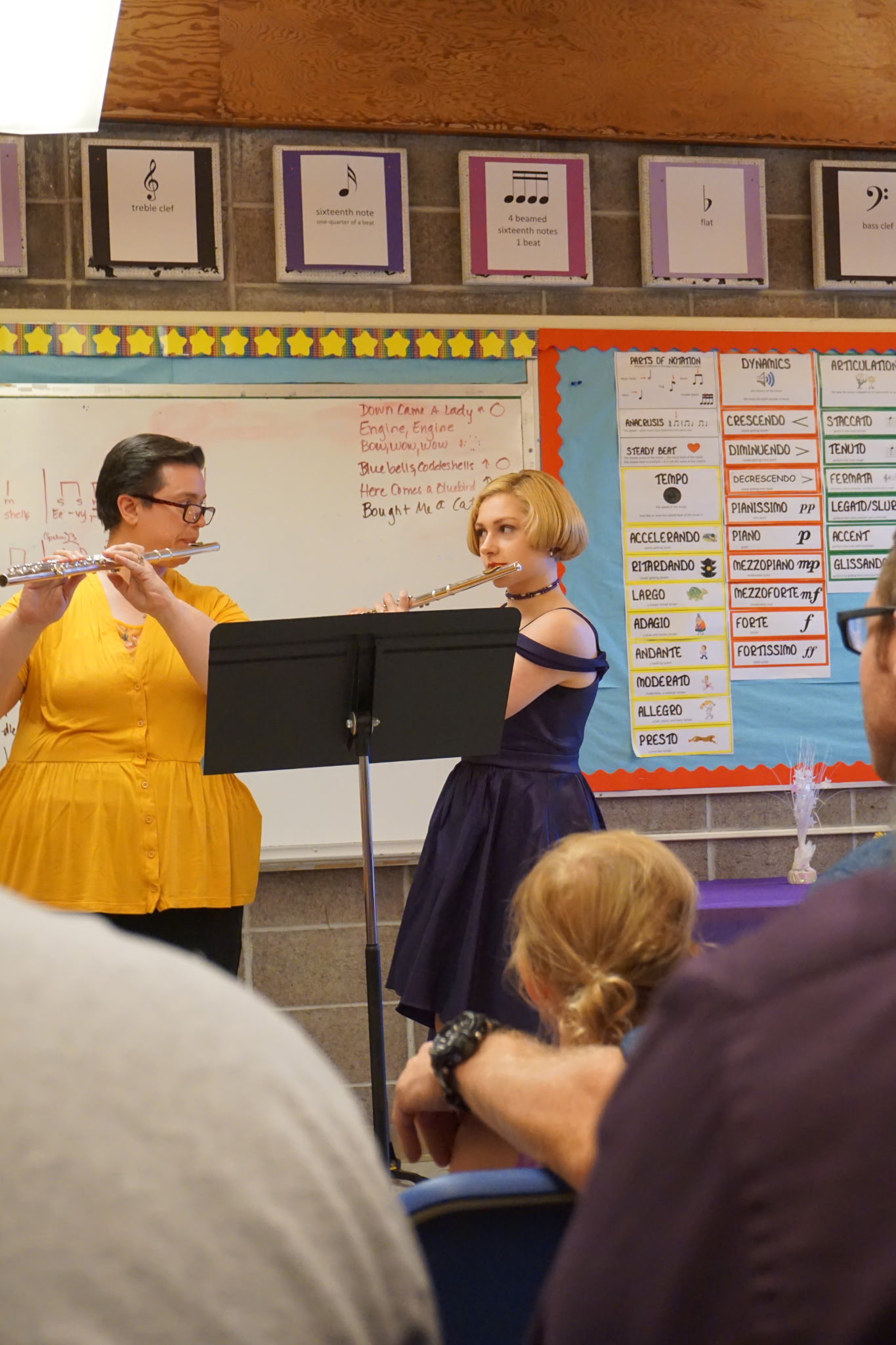 Emma Jeppesen performing at a recital